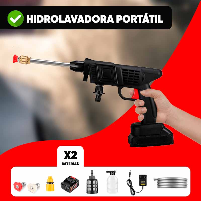 Hidrolavadora Electrica - Pistola Para Lavado Autos Portatil HidroPro®