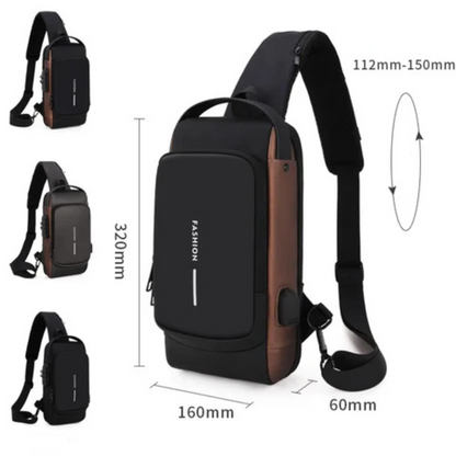 Mochila Antirrobo: Impermeable y Puerto USB