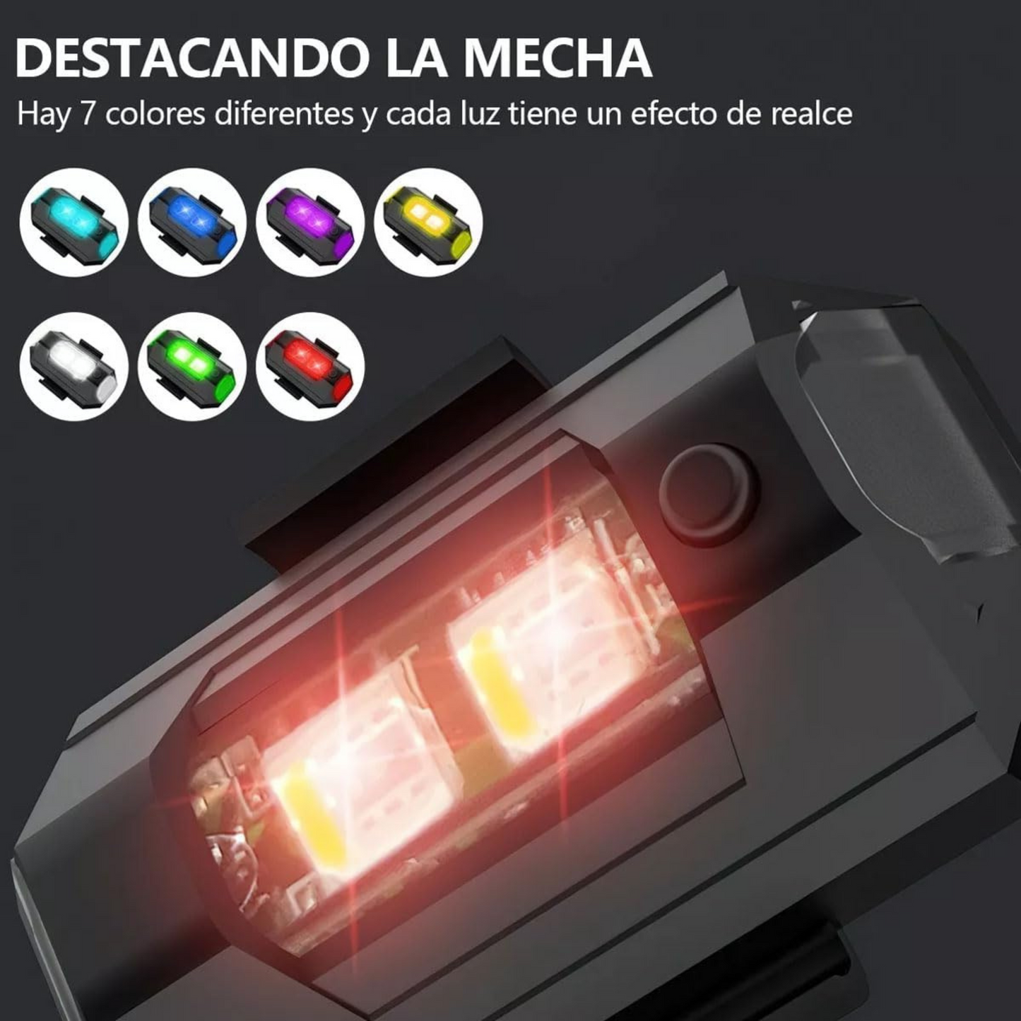 Luces LED Estroboscópicas de Seguridad y Estilo -Set de 2 Unidades