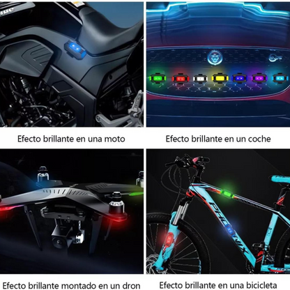 Luces LED Estroboscópicas de Seguridad y Estilo -Set de 2 Unidades