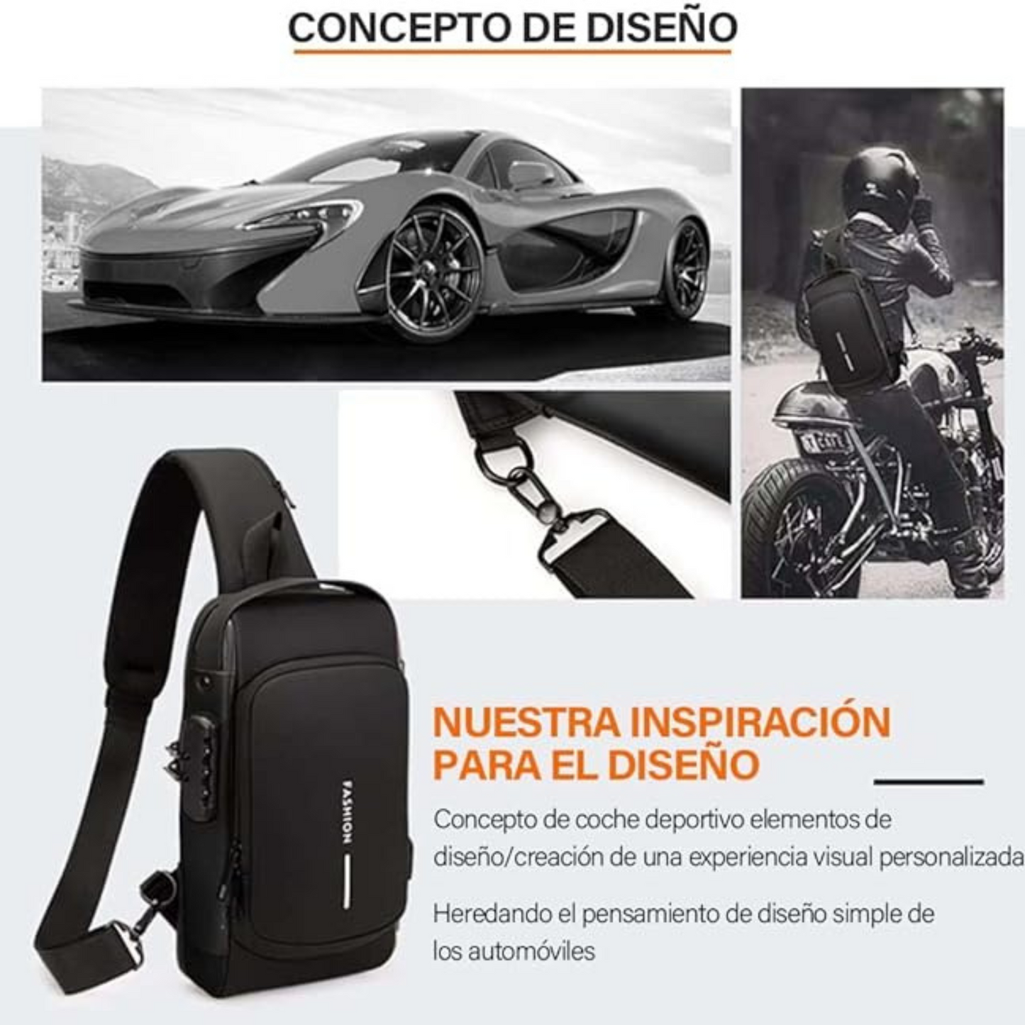 Mochila Antirrobo: Impermeable y Puerto USB