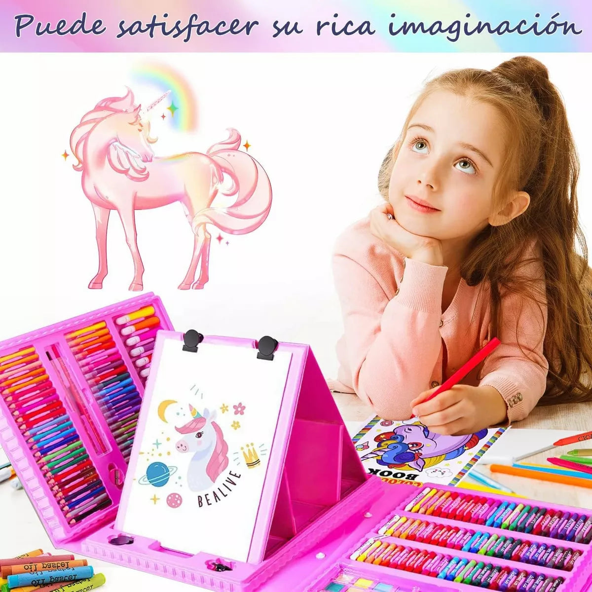 Mega Set de Arte de 208 Piezas Niñas / Niños