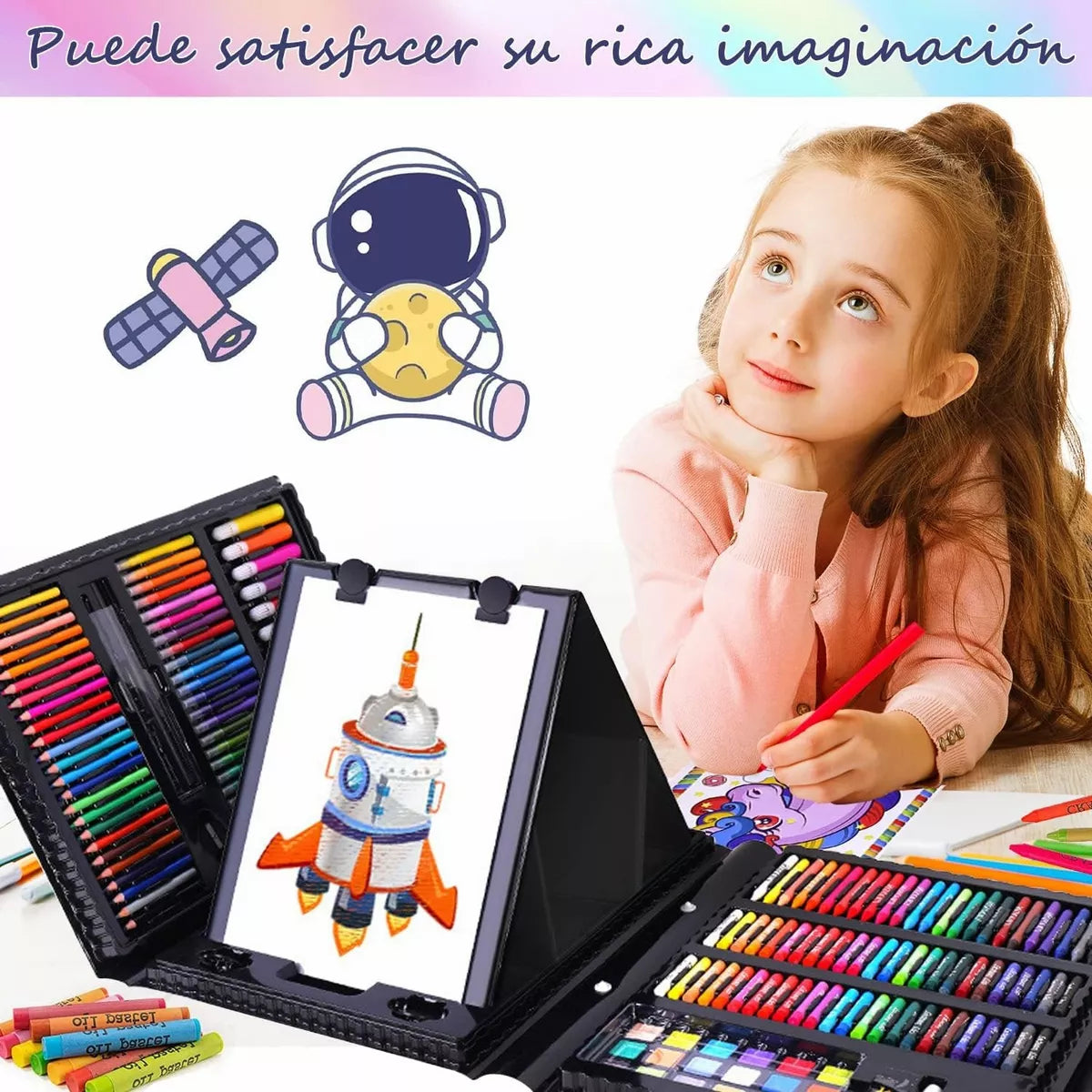 Mega Set de Arte de 208 Piezas Niñas / Niños